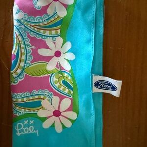Ford x Lilly Pulitzer Floral Silk Scarf for Breast Cancer Awareness